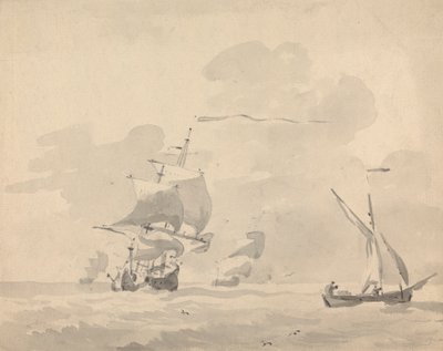 Navios no mar de Sawrey Gilpin