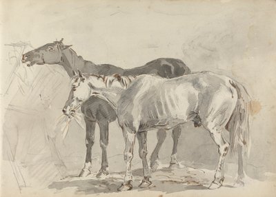 Desenho de caderno de esboços de Sawrey Gilpin