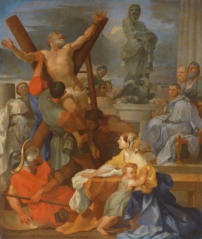 Martírio de Santo André de Sébastien Bourdon