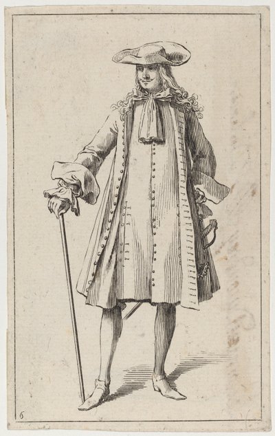 Homem com uma espada de Sébastien Le Clerc the elder