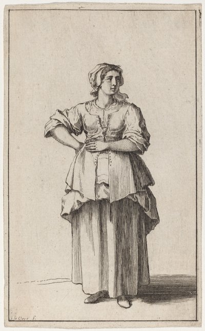 Serva de pé de Sébastien Le Clerc the elder