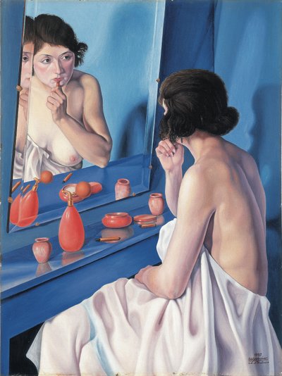 Mulher diante de um espelho, 1927 de Scarpa