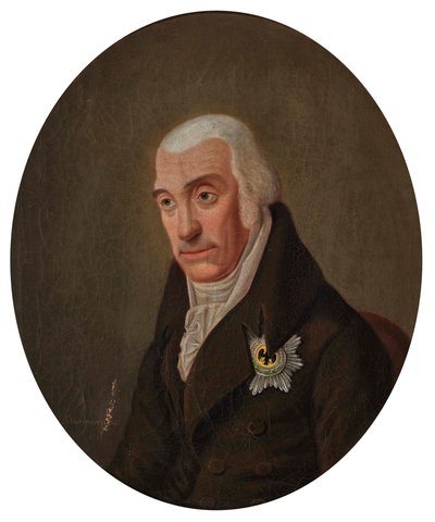 Retrato de Carlos II, Grão-Duque de Mecklemburgo-Strelitz 1741-1816, 1816. de Scharenberg