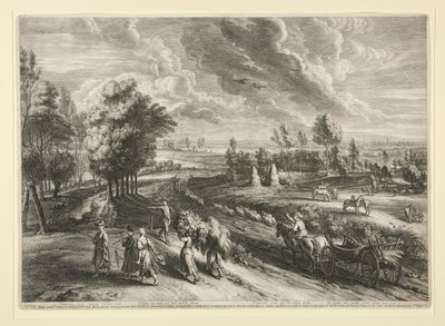 Vista de Malines, do Conjunto das Grandes Paisagens de Schelte Adams Bolswert