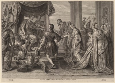 Cipião Africano de Schelte Adams Bolswert after Sir Peter Paul Rubens