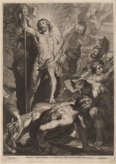 A ressurreição de Schelte Adams Bolswert after Sir Peter Paul Rubens