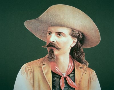 Buffalo Bill (1846-1917) (cor litho) de School American