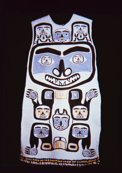 Chilkat Dress, Tlingit Tribe (Têxteis) de School American