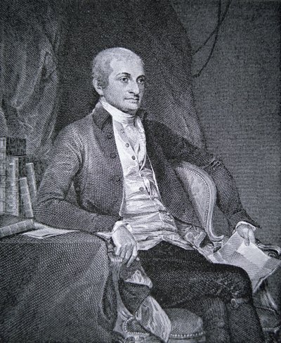 John Jay (1745-1829) (gravura) de School American