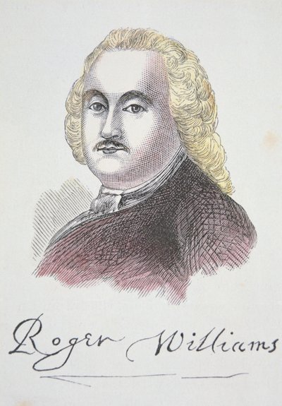 Roger Williams (cor litho) de School American