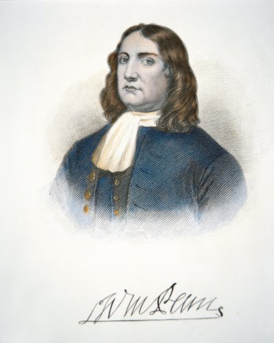 William Penn (cor litho) de School American