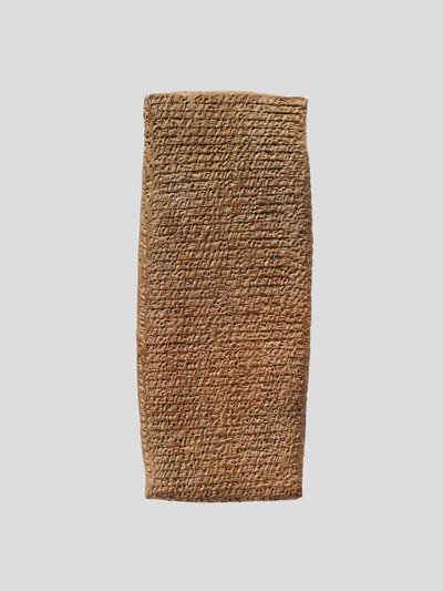 Comprimido cuneiforme: registro de uma ação judicial, c.20-19 século a.C. (barro) de School Assyrian