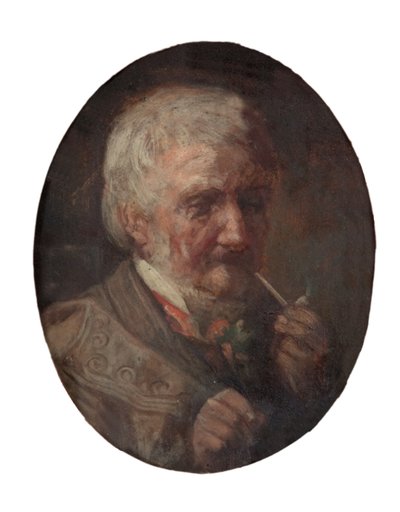 Homem idoso de School British