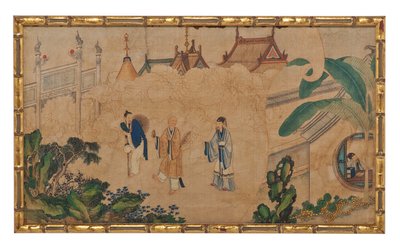 Uma das Vinte e Quatro Cenas do Sonho da Câmara Vermelha de School Chinese