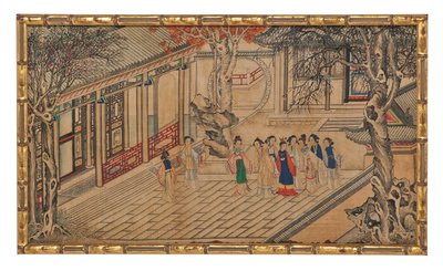 Uma das Vinte e Quatro Cenas do Sonho da Câmara Vermelha de School Chinese