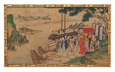 Uma das Vinte e Quatro Cenas do Sonho da Câmara Vermelha de School Chinese