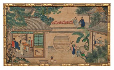 Uma das Vinte e Quatro Cenas do Sonho da Câmara Vermelha de School Chinese