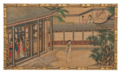 Uma das Vinte e Quatro Cenas do Sonho da Câmara Vermelha de School Chinese