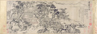 Retiro ao pé do Monte Hui (tinta sobre papel) de School Chinese