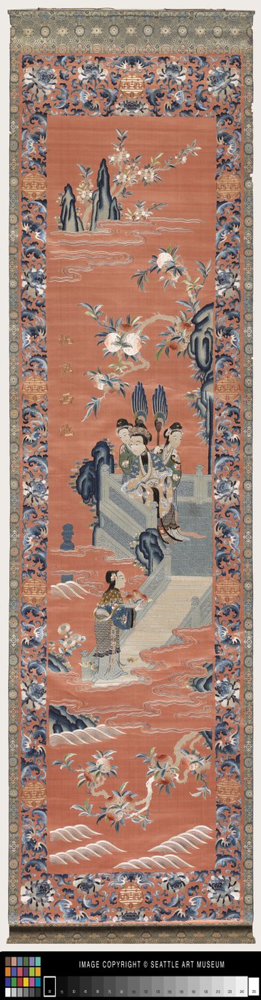 Runner (pano com bordado) de School Chinese