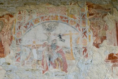 A Descida da Cruz (fresco) de School Croatian