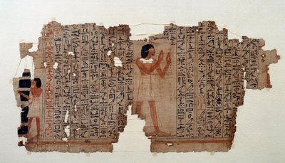Antiquite egípcia: extrato de um livro dos mortos de School Egyptian