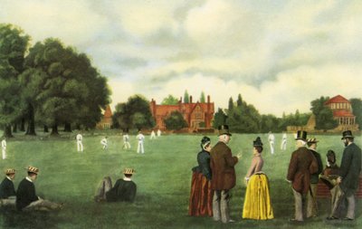 Big Side Cricket, Rugby School, Inglaterra, de "English Public Schools" por Rex Warner de School English