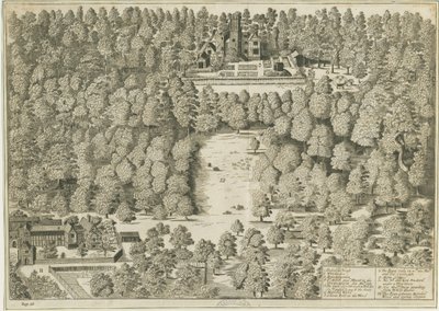 Boscobel House: gravura, nd [1809] (imprimir) de School English