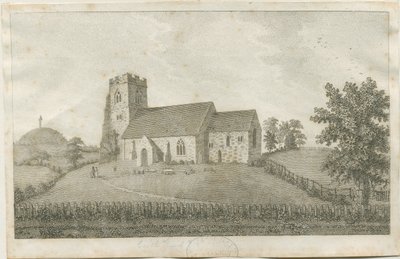 Igreja do Castelo - Igreja: gravura, nd [?18 cent] (estampado) de School English