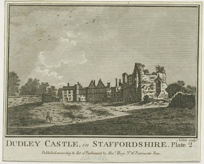 Dudley Castle - The Keep: gravação em chapa de cobre, [14 Abr 1775] (estampado) de School English