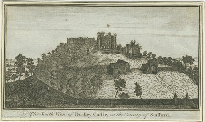 Castelo Dudley: gravura, nd [c 1780] (imprimir) de School English