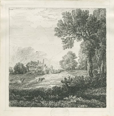 Eccleshall - Biana Hall: desenho com caneta e tinta, nd [c 1830] (desenho) de School English