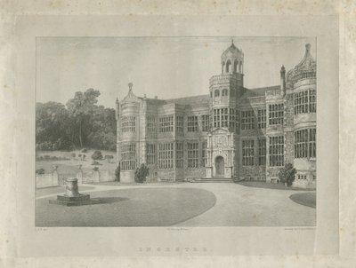 Ingestre Hall: litografia, nd [c 1840] (imprimir) de School English