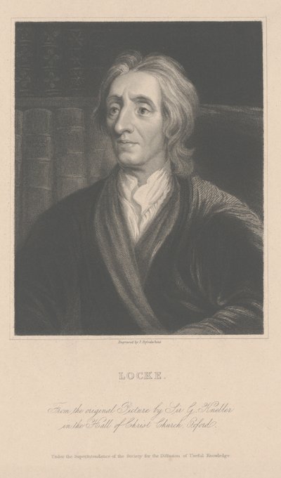 John Locke, gravado por J. Posselwhite (gravura) de School English