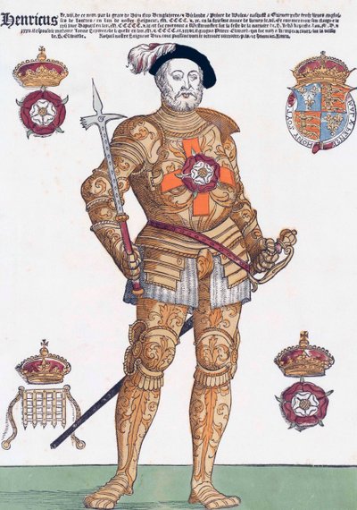 Rei Henrique VIII de Inglaterra (impressão) de School English