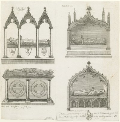 Catedral de Lichfield - Túmulos de School English
