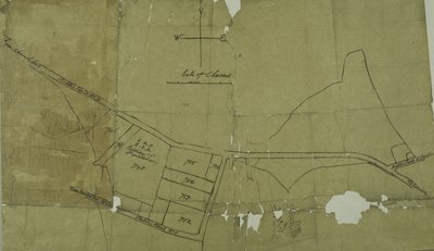 Mapa de Willesden, Londres (litho) de School English