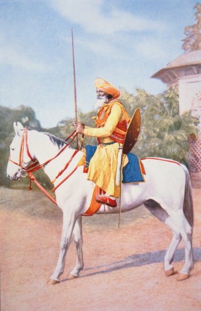 Maratha Horse Warrior of India (cor litho) de School English