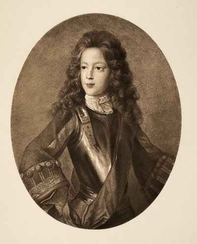 Príncipe James Francis Edward Stuart, pub. 1902 (colótipo) de School English