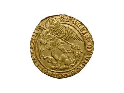 Moeda Tudor do Asthall Hoard de School English