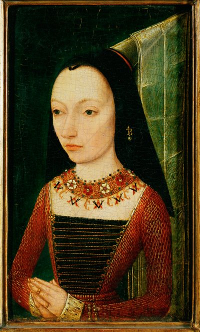 Margarida de York, esposa de Carlos, o Ousado ... de School Flemish