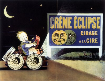 Publicidade para polimento de cera "Eclipse Creme". de School French