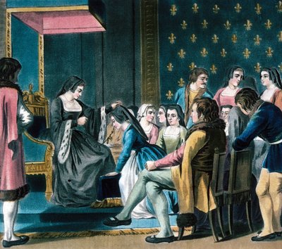 Anne de Bretagne dando a 