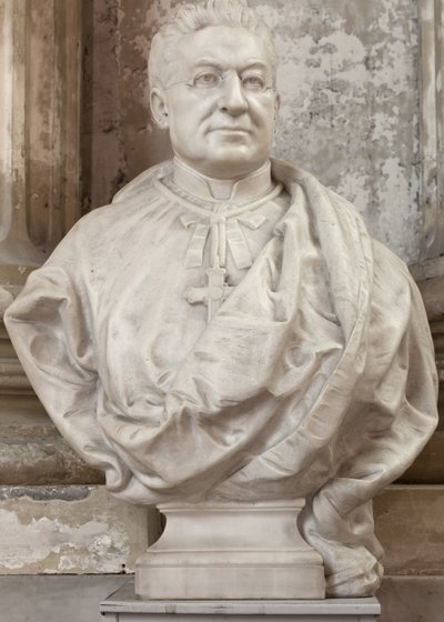 Busto de Alfred Williez (mármore) de School French