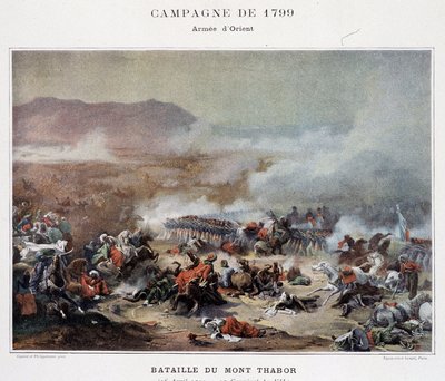 Combat du Mont Thabor - in "Victoires et Conquêtes des Armees Francaises", Paris, n.d. de School French