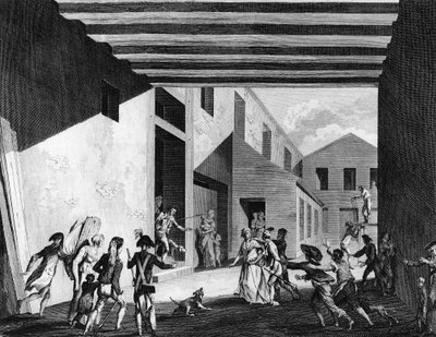 Revolução Francesa e movimento anti-revolucionário: Detenção de Cecile Renaud (ou Cecile Aimee Renault) de School French