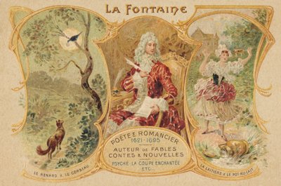 Jean de La Fontaine (impressão) de School French
