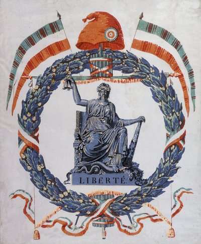 Liberty: Alegoria da Revolução e da República de School French