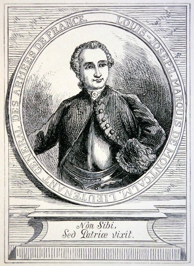 Marquês de Montcalm (gravura) de School French