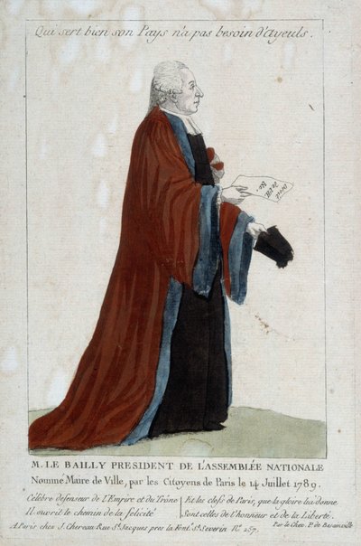Sr. Le Bailly, Presidente da Assembleia Nacional de School French